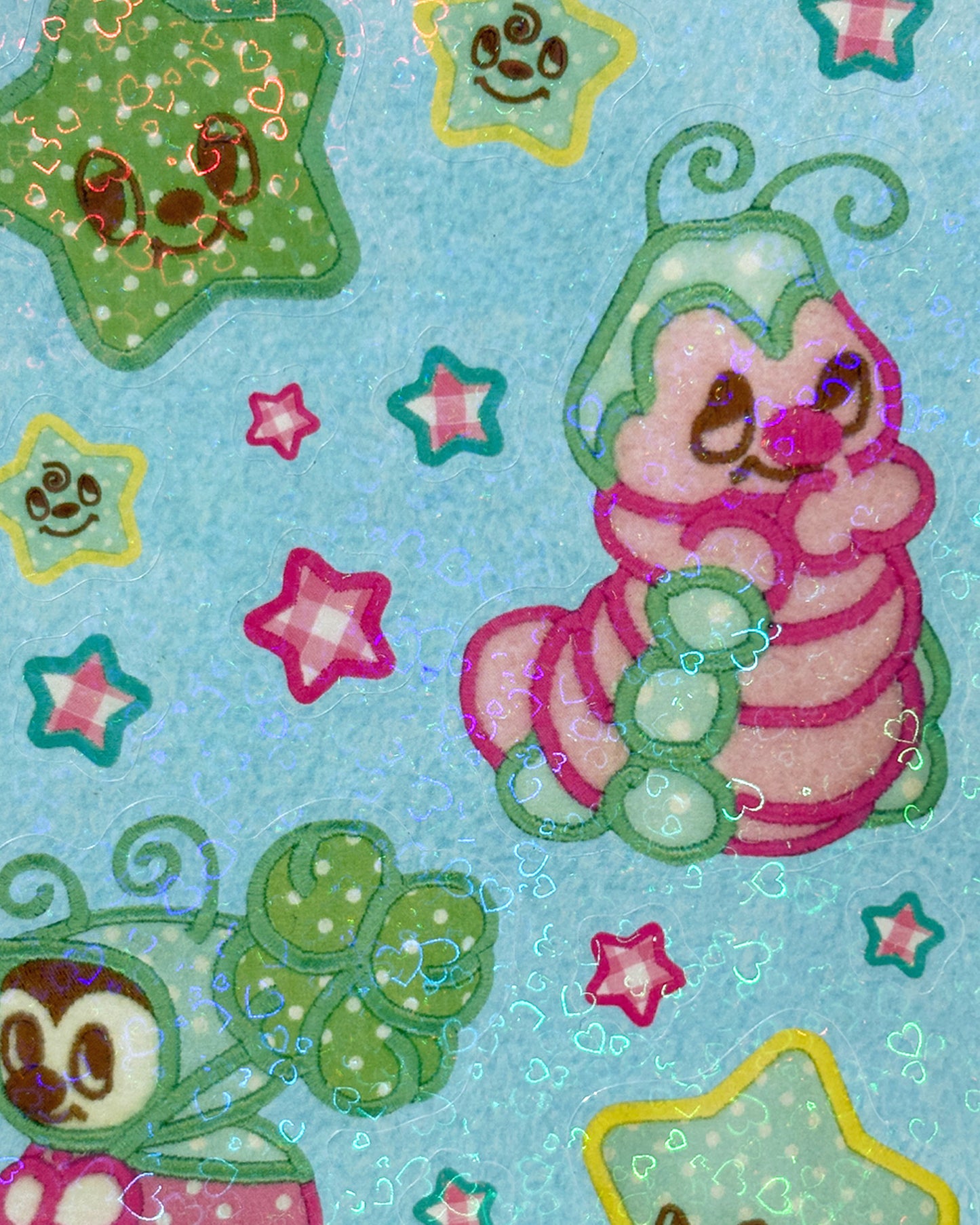 Patches Holo Hearts Sticker Sheet