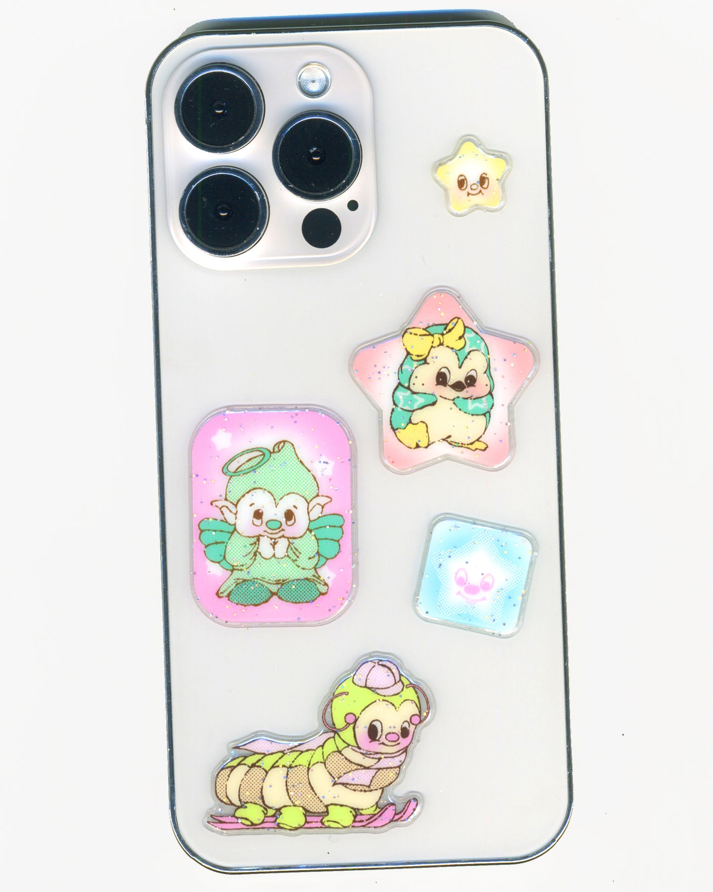 Transparent 3D "Sweetheart" sticker sheet