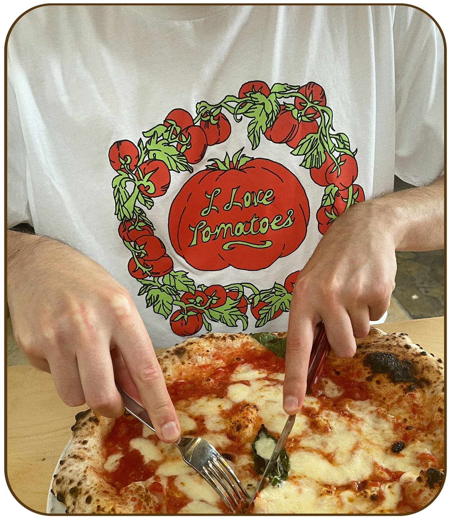 I Love Tomatoes Unisex Heavyweight T-shirt