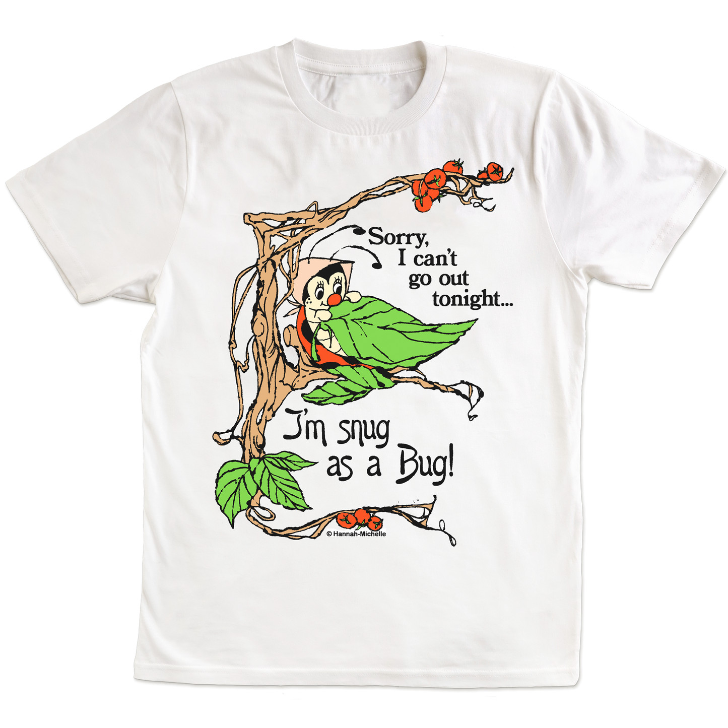 Unisex Organic 'Snug as a Bug' T-shirt