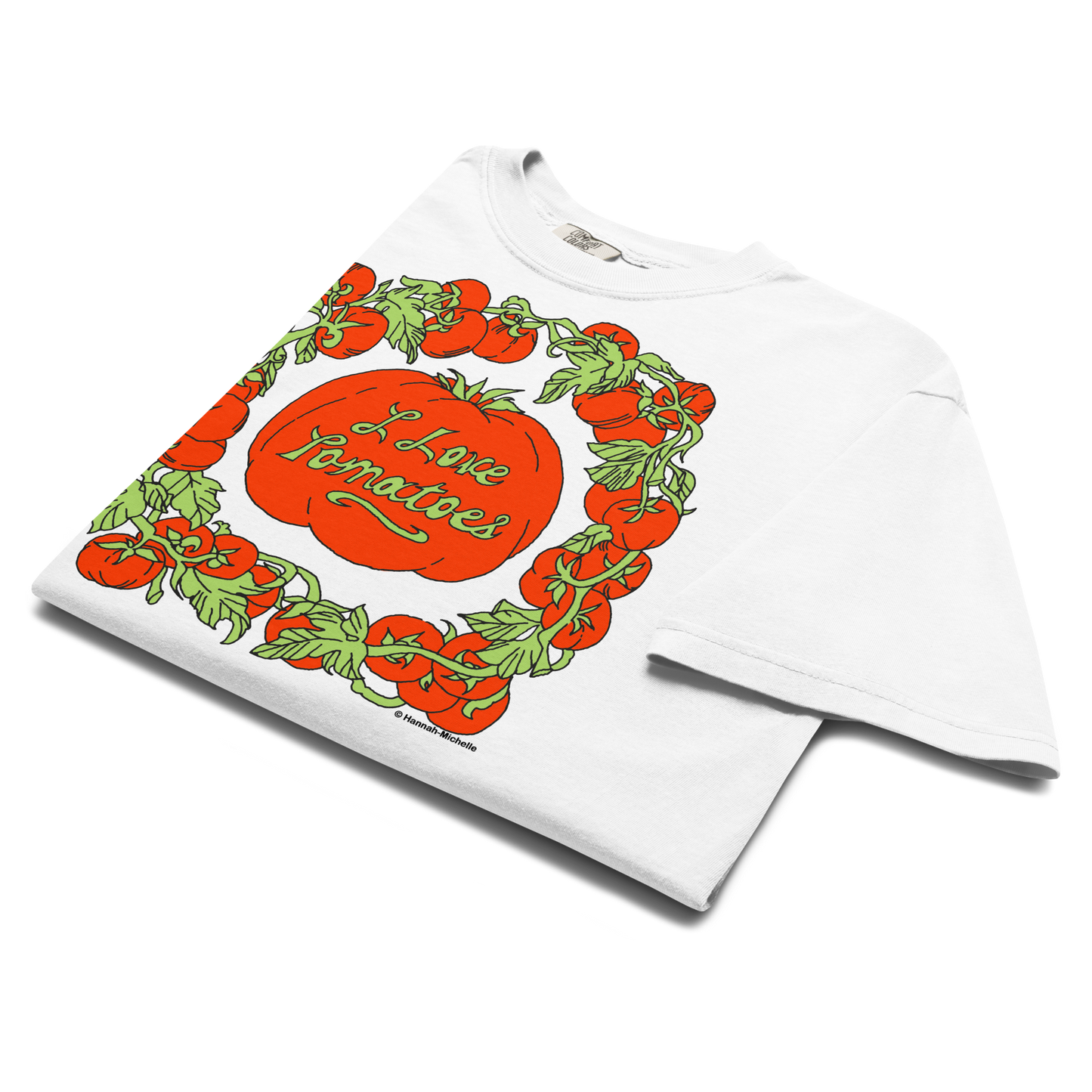 I Love Tomatoes Unisex Heavyweight T-shirt