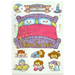 Time For Bed Transparent Star Effect Sticker Sheet