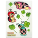 Ladybug Video Game Transparent Firework Effect Sticker Sheet