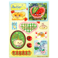 Foods Holo Star Sticker Sheet