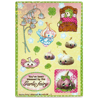 Garlic Fairy Holo Hearts Sticker Sheet