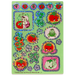 Tomato Time Glitter Sticker Sheet