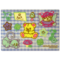 Embroidered Friends Semi-Transparent Sticker Sheet