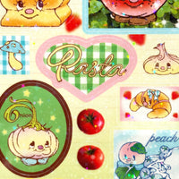 Foods Holo Star Sticker Sheet