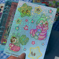 Patches Holo Hearts Sticker Sheet