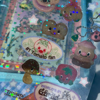 Trinkets Transparent Star Effect Sticker Sheet