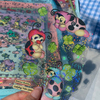 Ladybug Video Game Transparent Firework Effect Sticker Sheet