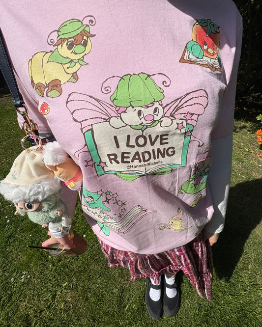 I Love Reading Unisex Heavyweight T-shirt