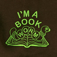 Bookworm Embroidered Unisex Sweatshirt
