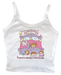 There's Always Tomorrow micro-rib tank top