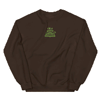 Bookworm Embroidered Unisex Sweatshirt