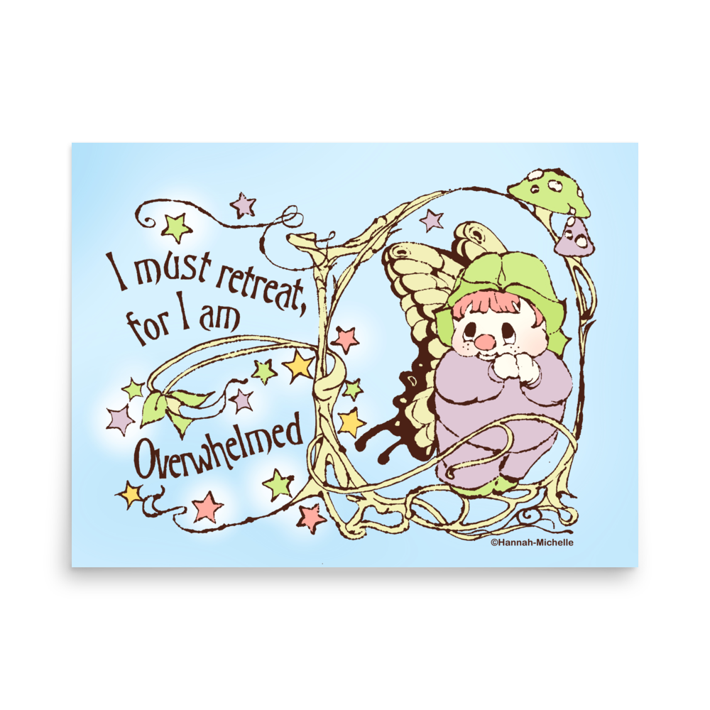 Overwhelmed Print