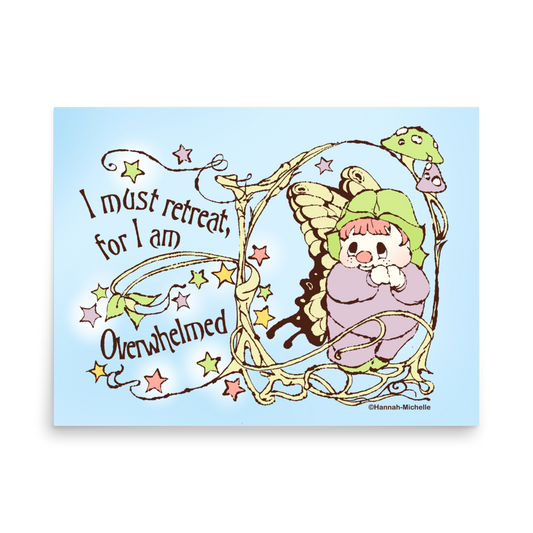 Overwhelmed Print