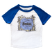 Away With The Fairies micro rib raglan printed baby tee