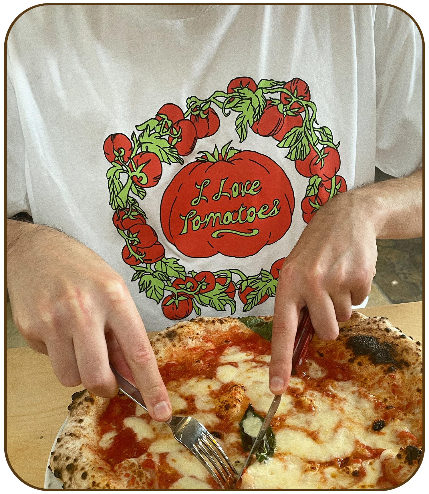 I Love Tomatoes Unisex Heavyweight T-shirt