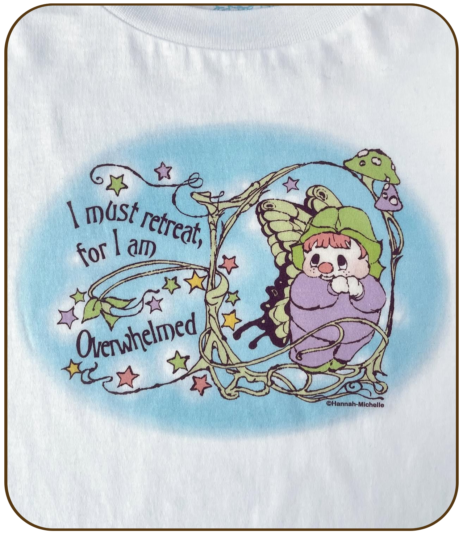 Overwhelmed Unisex Heavyweight T-shirt