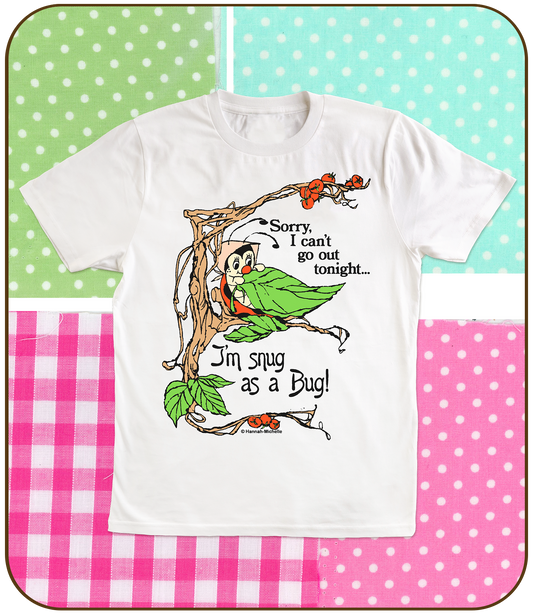 Unisex Organic 'Snug as a Bug' T-shirt