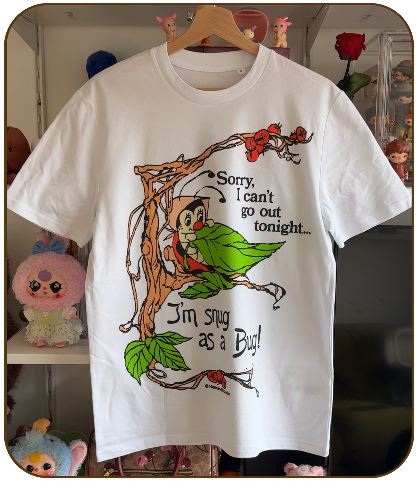 Unisex Organic 'Snug as a Bug' T-shirt