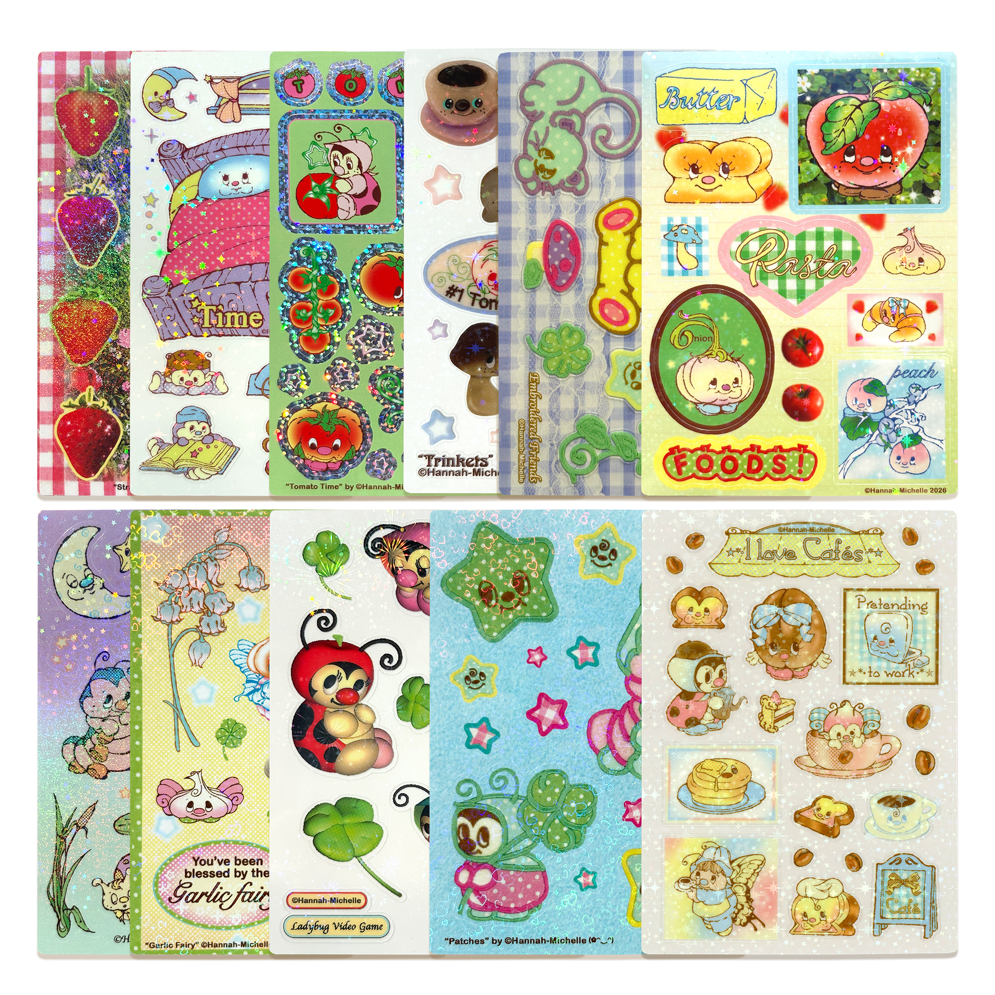 Sticker Lover Sticker Sheet Bundle (11 Sheets)