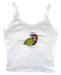 snug as a bug embroidered micro-rib tank top