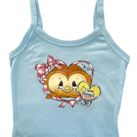 I Love Bread micro-rib tank top