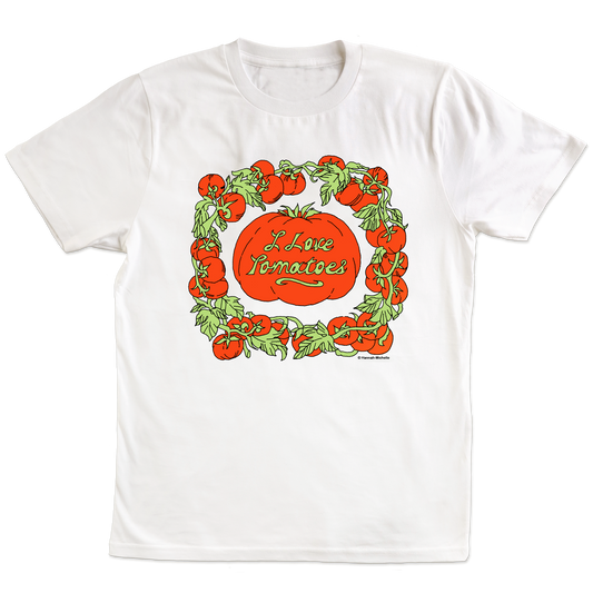 Unisex Organic 'I Love Tomatoes' T-shirt