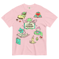 I Love Reading Unisex Heavyweight T-shirt