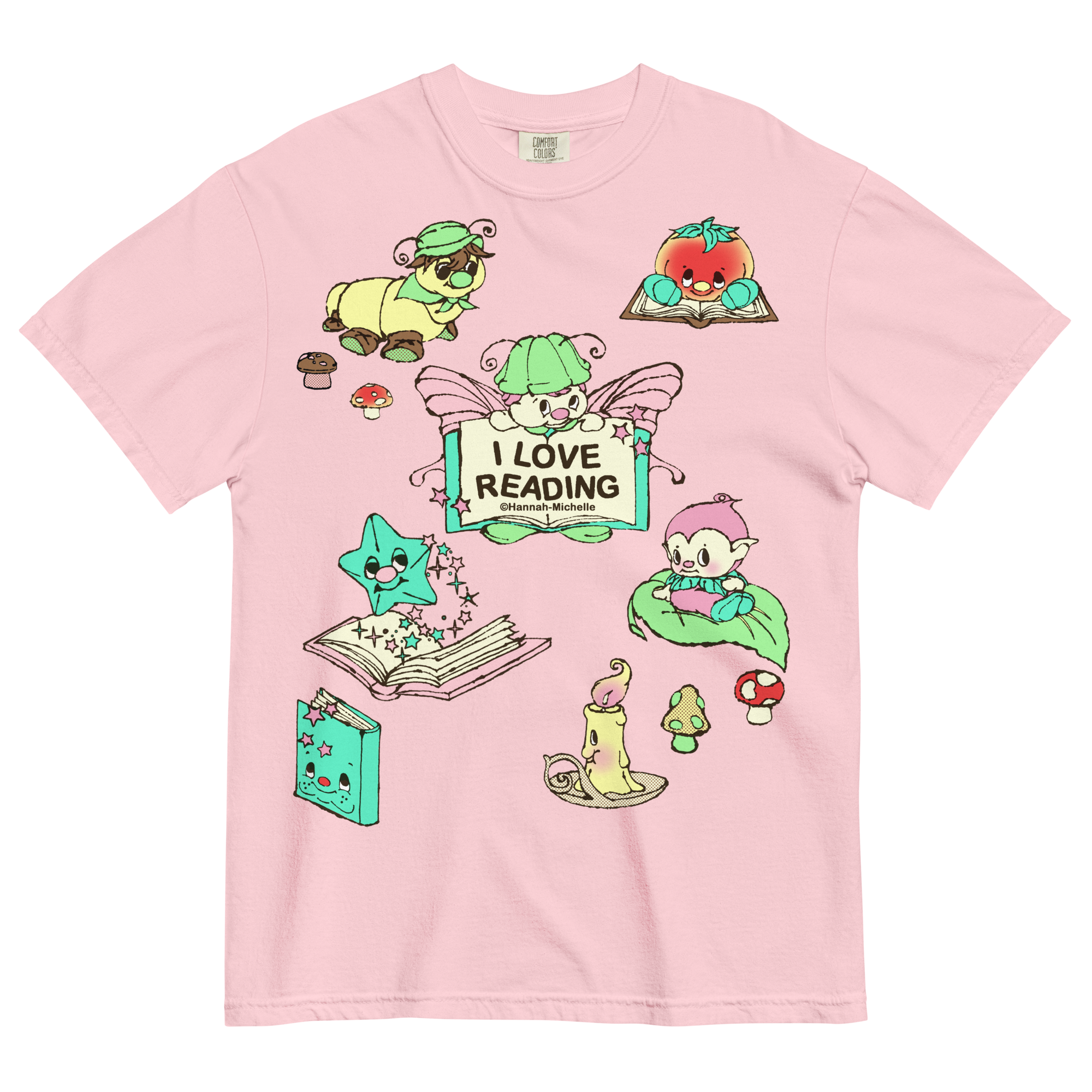 I Love Reading Unisex Heavyweight T-shirt