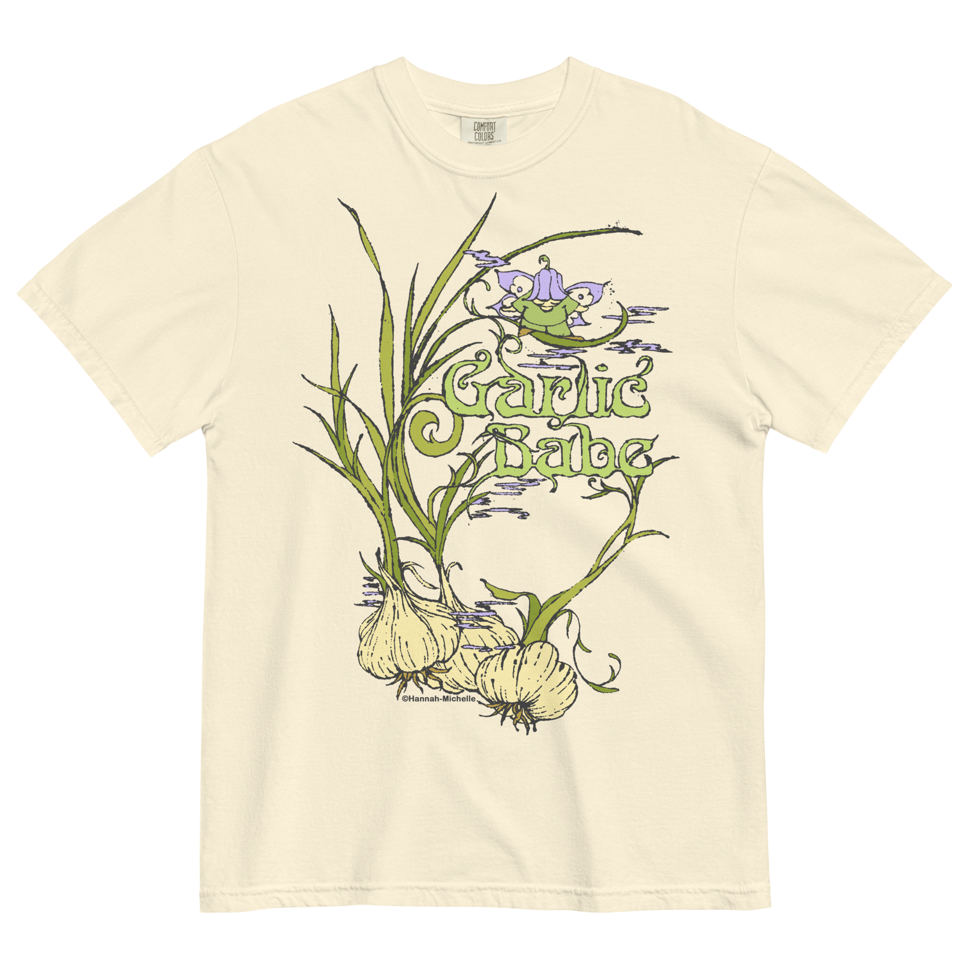 Garlic Babe Unisex Heavyweight T-shirt