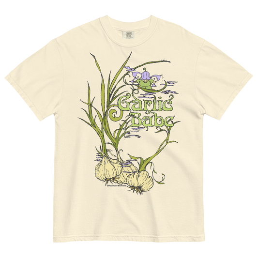 Garlic Babe Unisex Heavyweight T-shirt