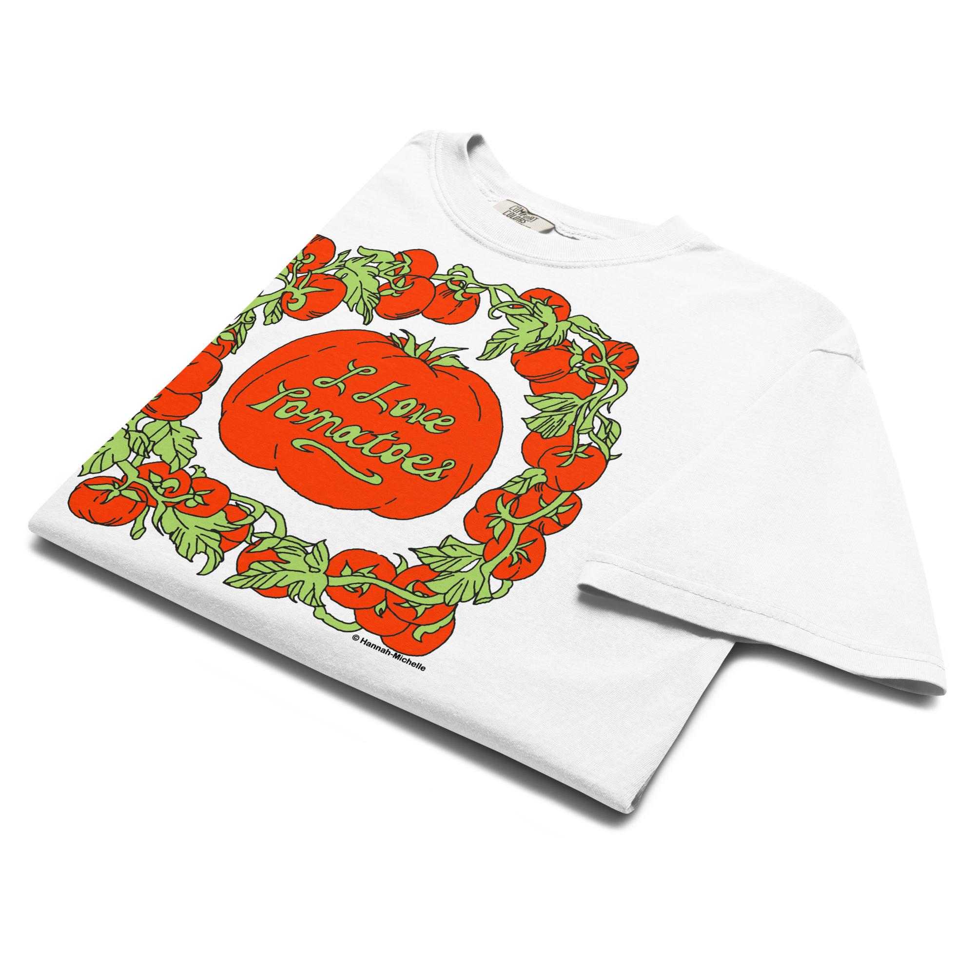 I Love Tomatoes Unisex Heavyweight T-shirt