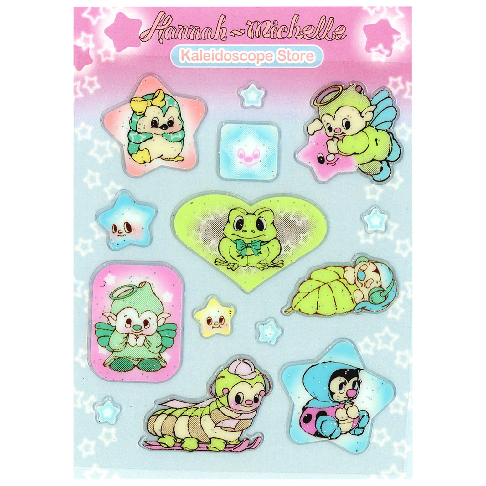 Transparent 3D "Sweetheart" sticker sheet
